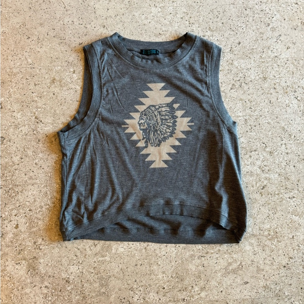 Cropped Indian Chief Tee